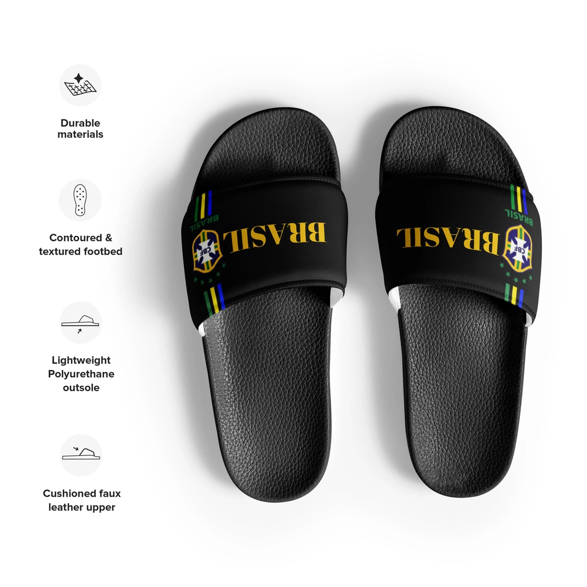 Chinelo Slide Masculino Seleção Brasil Varias Estampas II - Imagem 57