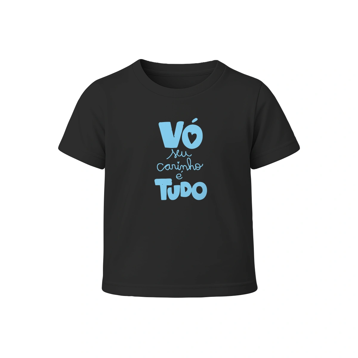 Camiseta Infantil Menino Dia dos Avós Vó o Seu Carinho é Tudo