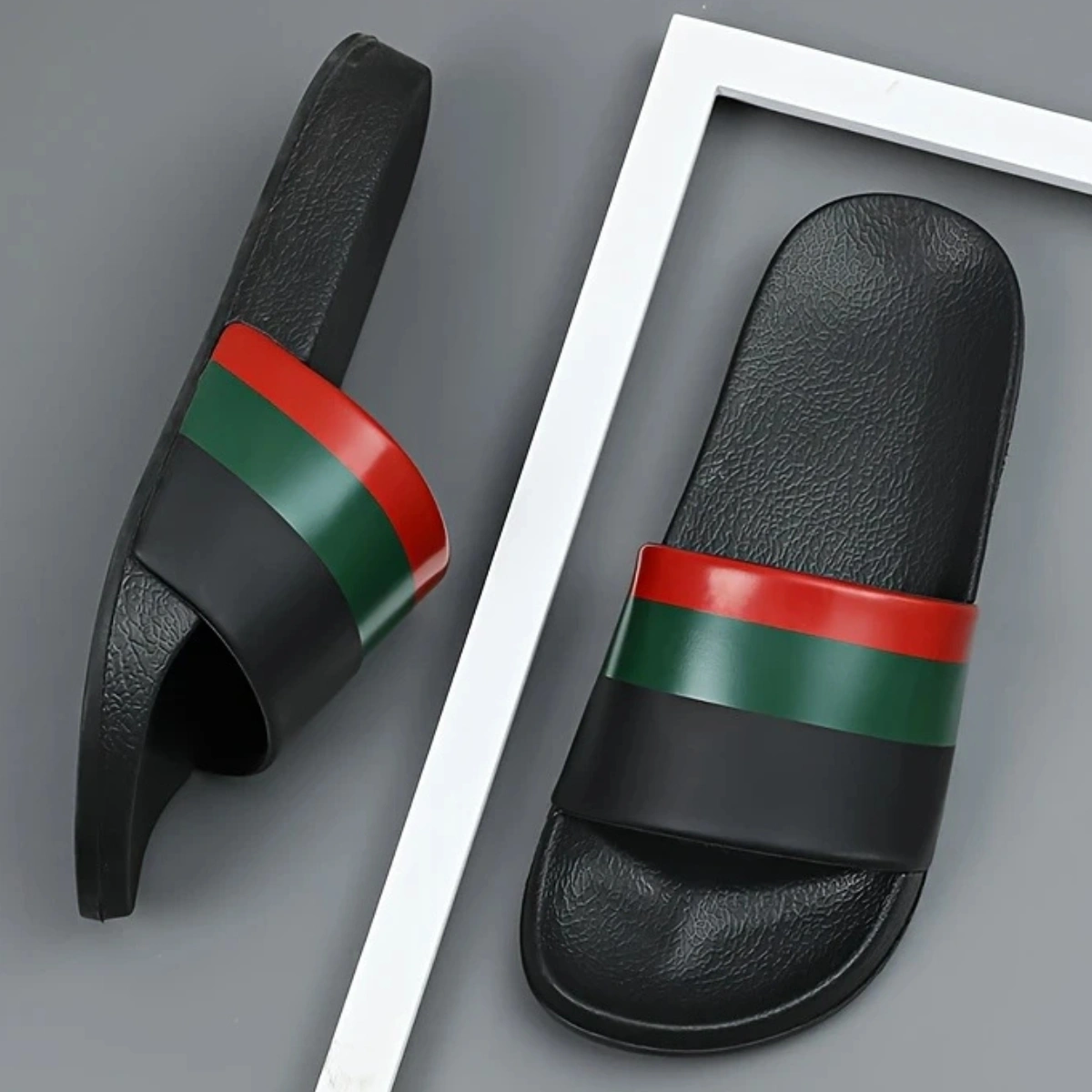 Chinelo Masculino Slide Listras - Imagem 3