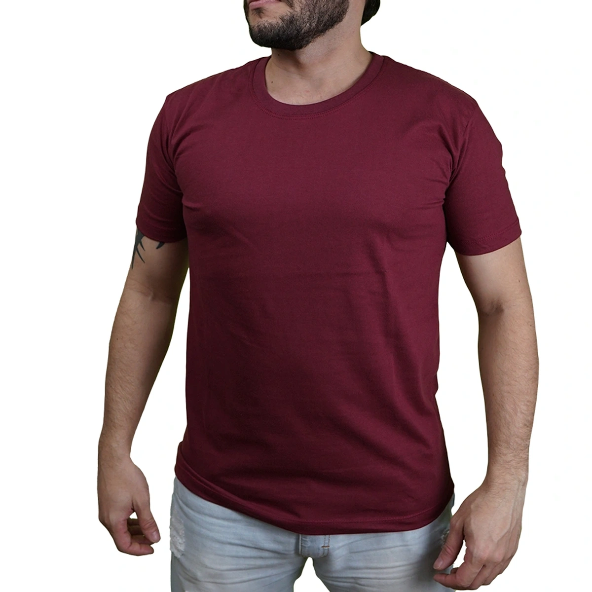 Kit 7 Camisas Masculina Lisa Algodão Premium Abuzze - Imagem 10