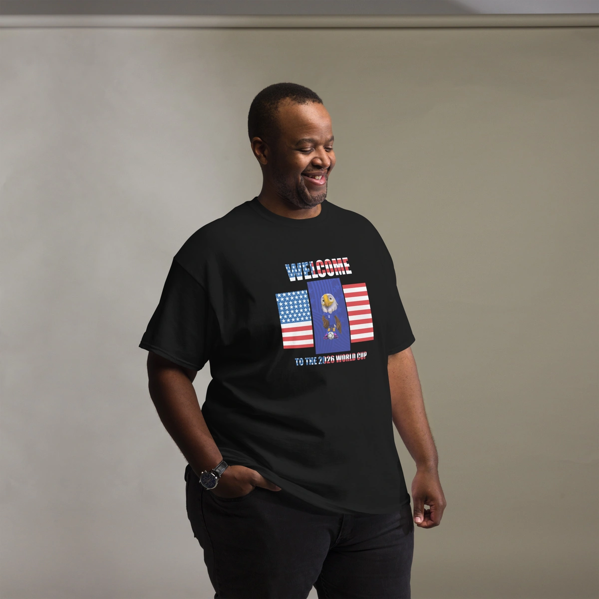 Camiseta Plus Size Estados Unidos Mascote