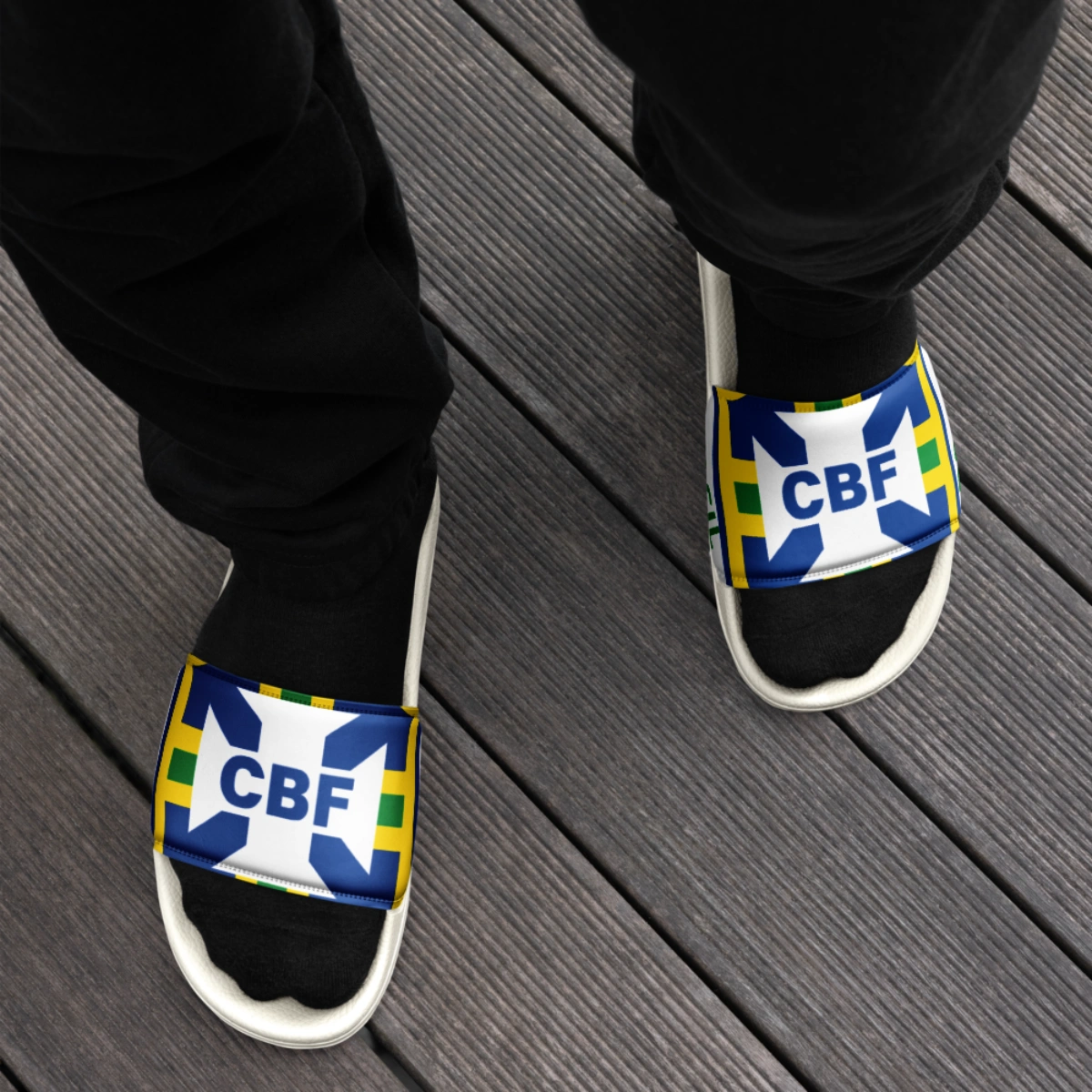 Chinelo Slide Masculino Seleção Brasil Varias Estampas II - Imagem 6