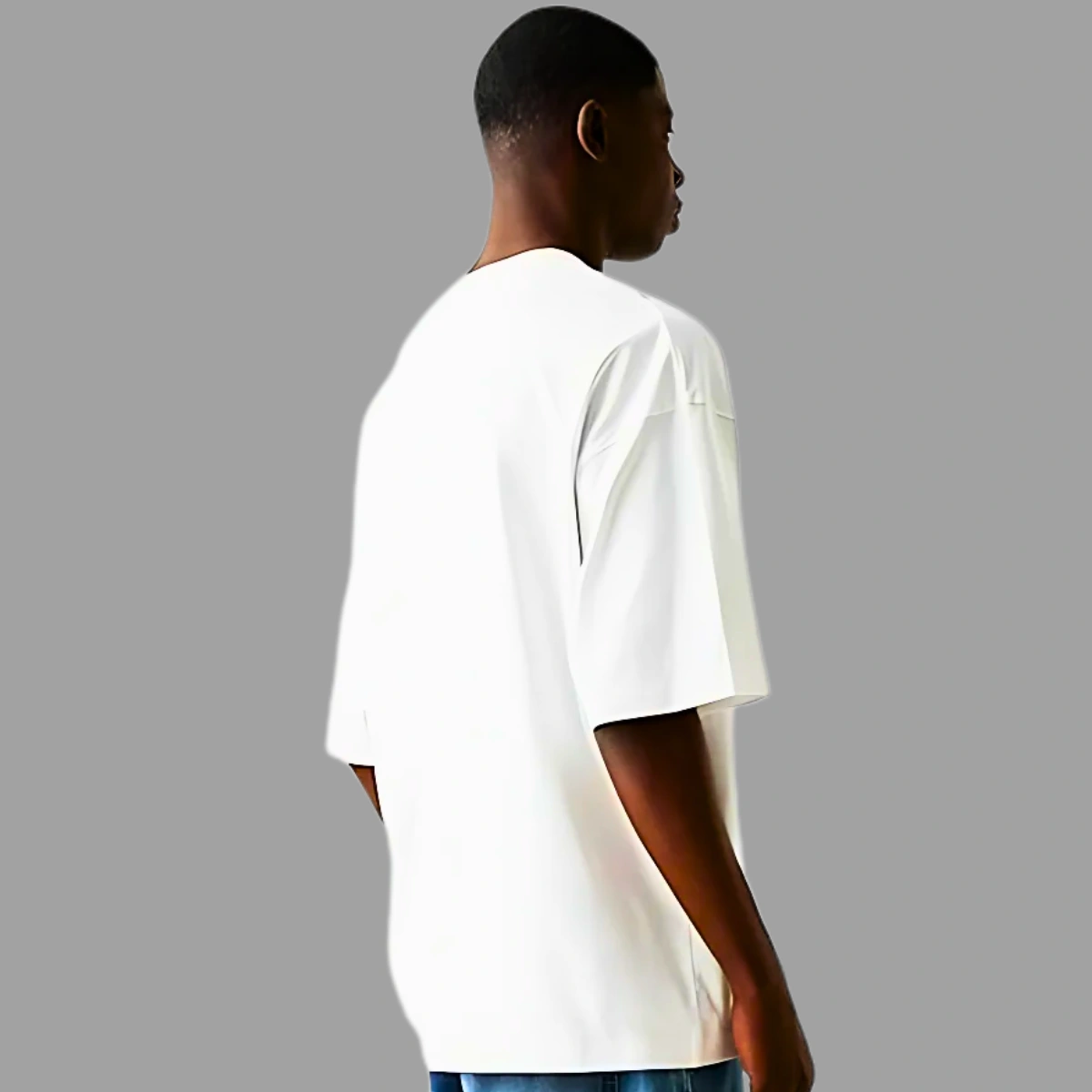 Camiseta Masculina Oversized Básica 100% Algodão Premium Alta Qualidade - Imagem 37