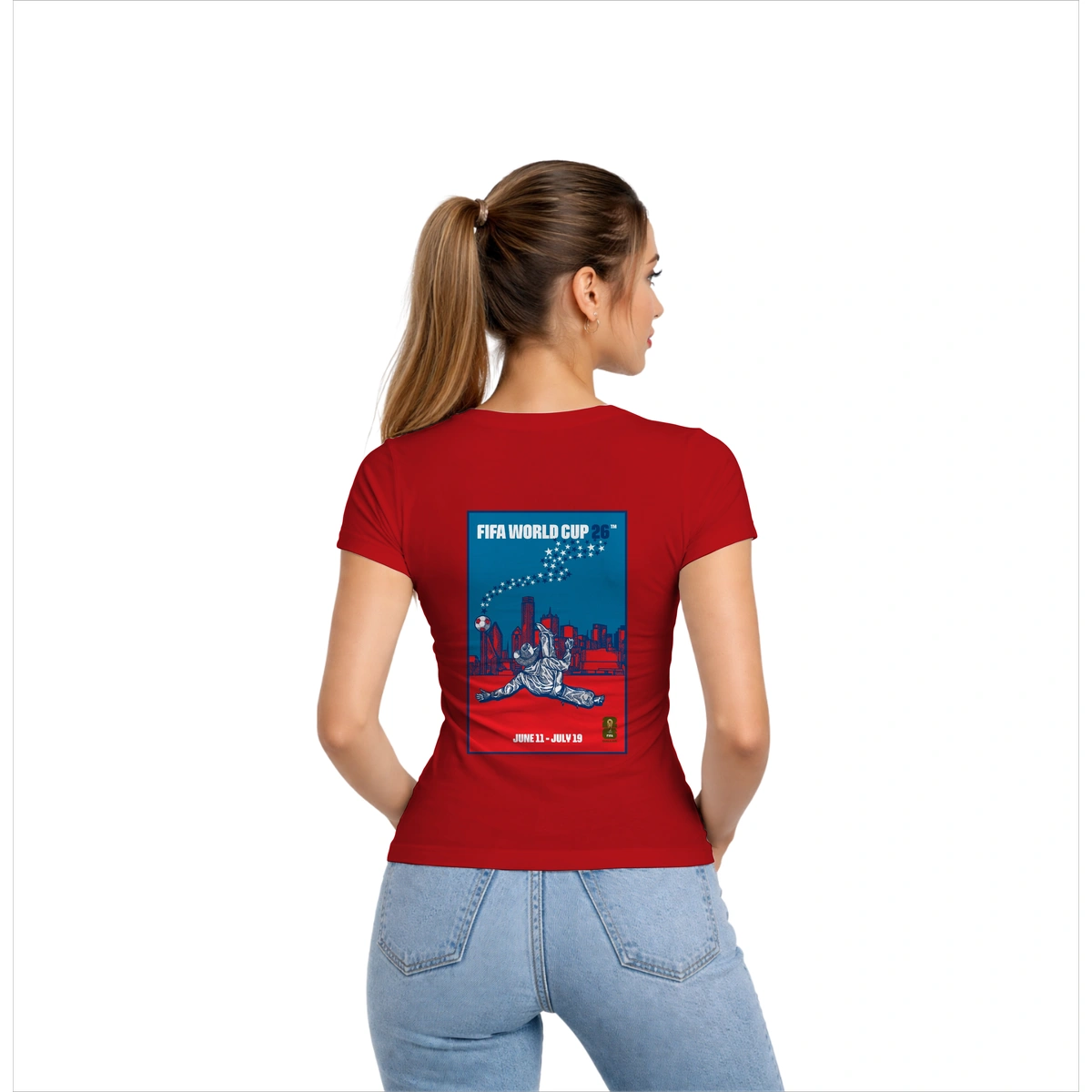 Camisa Feminina Baby Look Dallas Copa do Mundo - Imagem 12