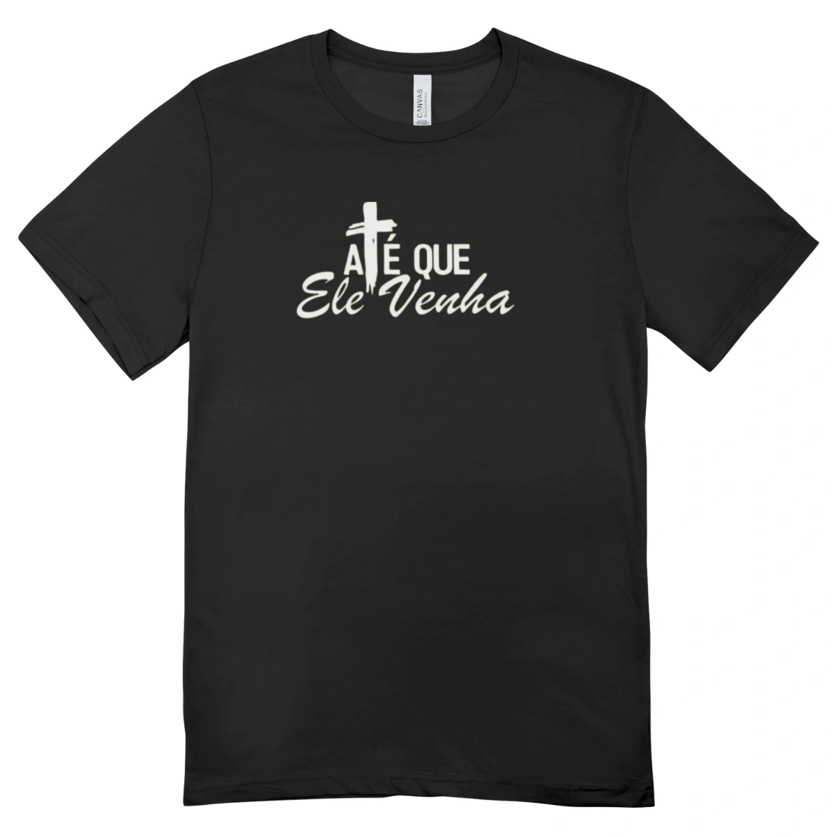 Camisa Feminina Baby Look Ate Que Ele Venha - Imagem 5