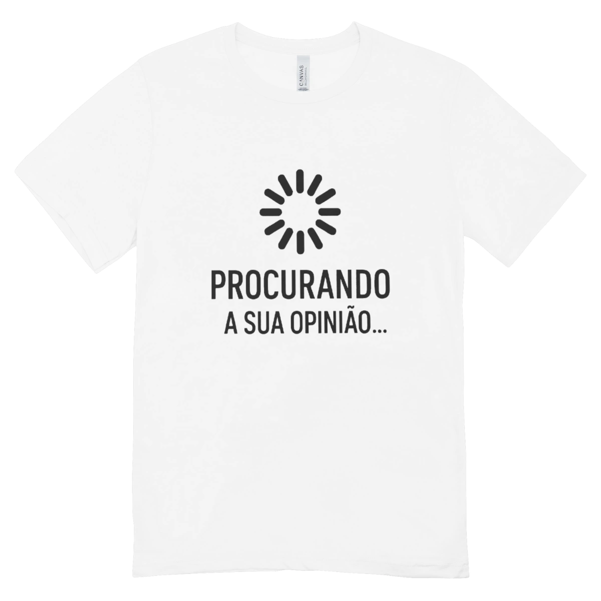 Camisa Feminina Baby Look Procurando a sua Opinião - Imagem 3
