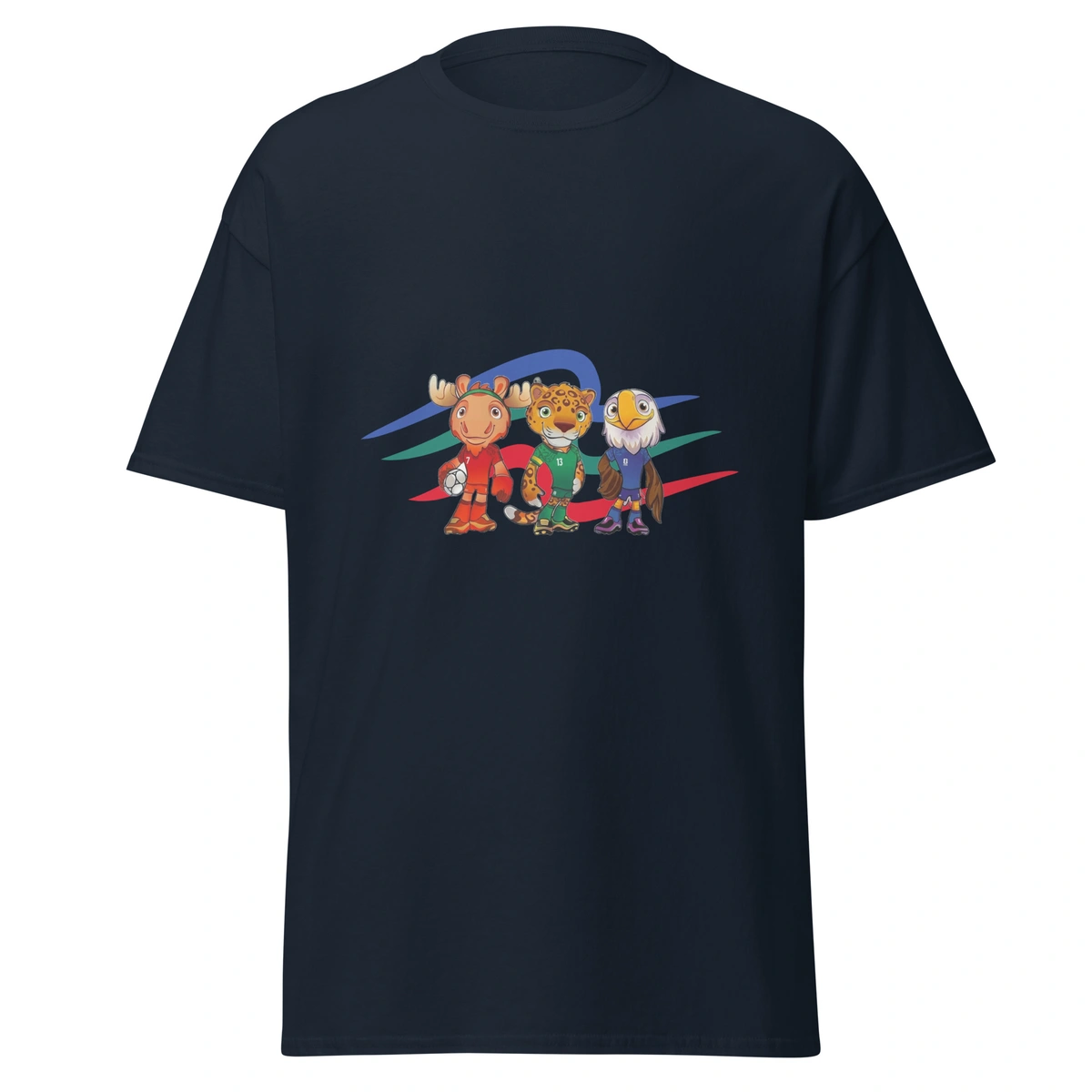 Camiseta Masculina Mascotes Copa do Mundo 2026 - Imagem 2