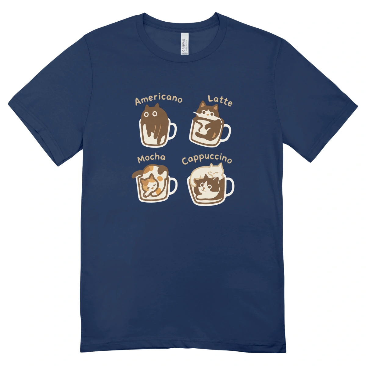 Camisa Feminina Baby Look Coffee Cats - Imagem 9