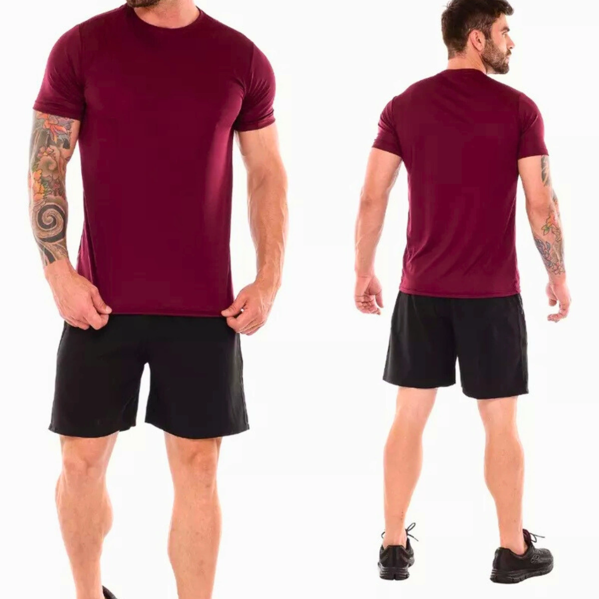 Kit 10 Camisas Masculina Lisa Algodão Premium Abuzze - Imagem 27