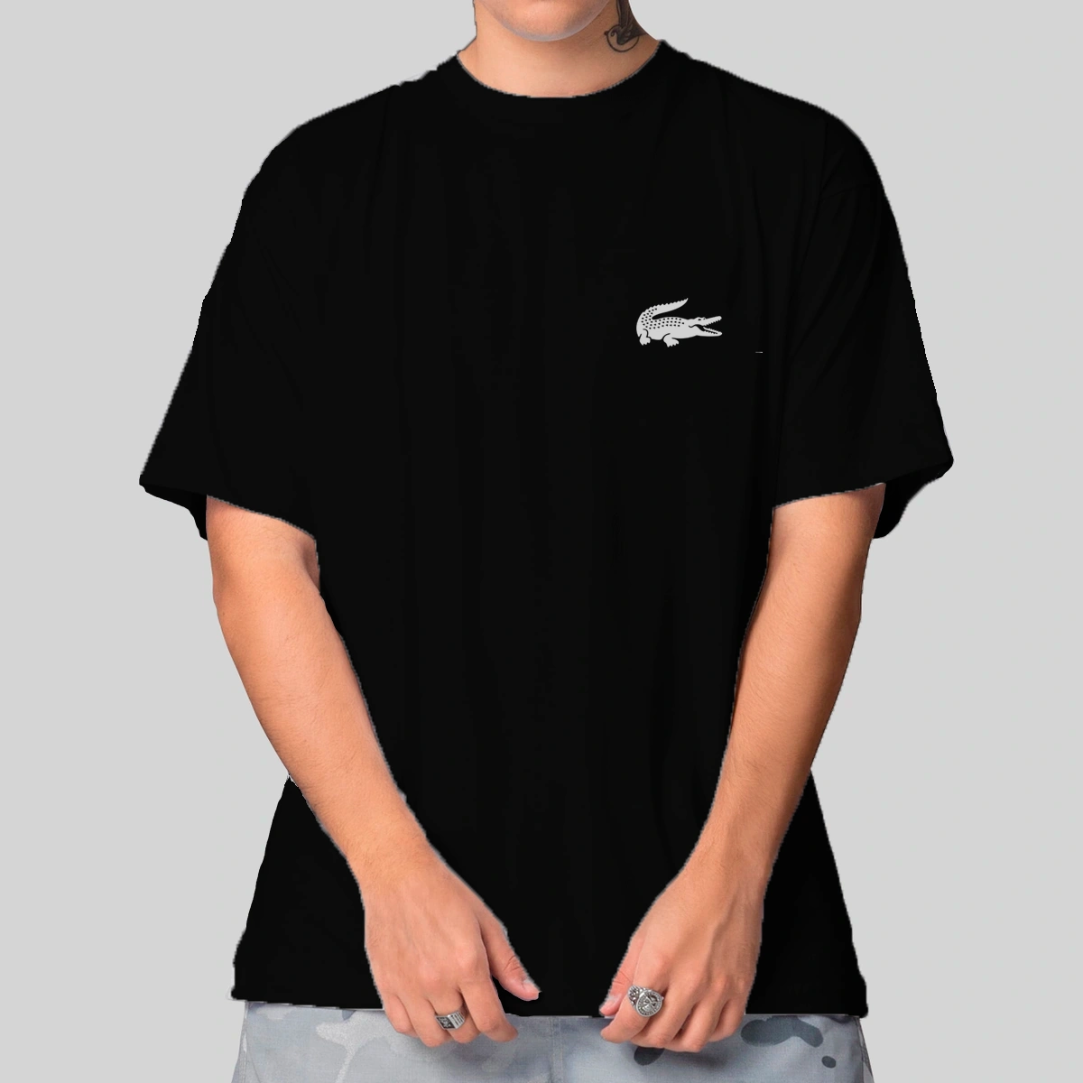 Camiseta Masculina Oversized Lacoste