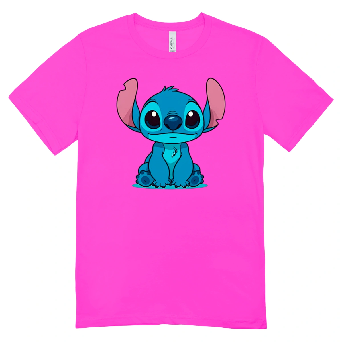 Camisa Feminina Baby Look Stitch Sitting - Imagem 5