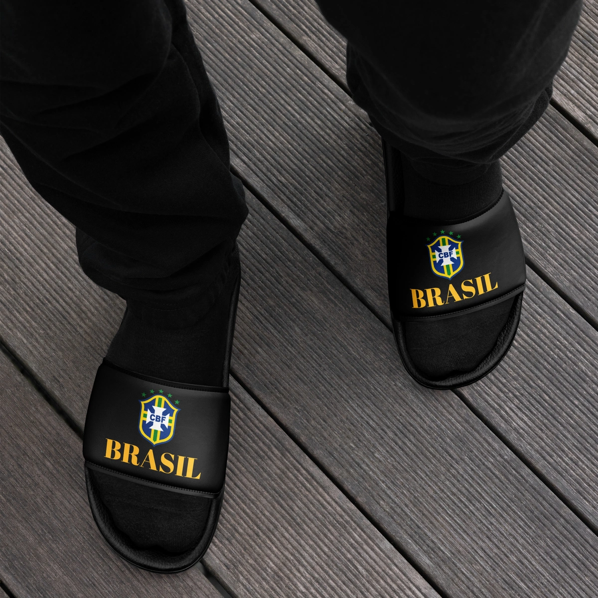 Chinelo Slide Masculino Seleção Brasil Varias Estampas II - Imagem 78