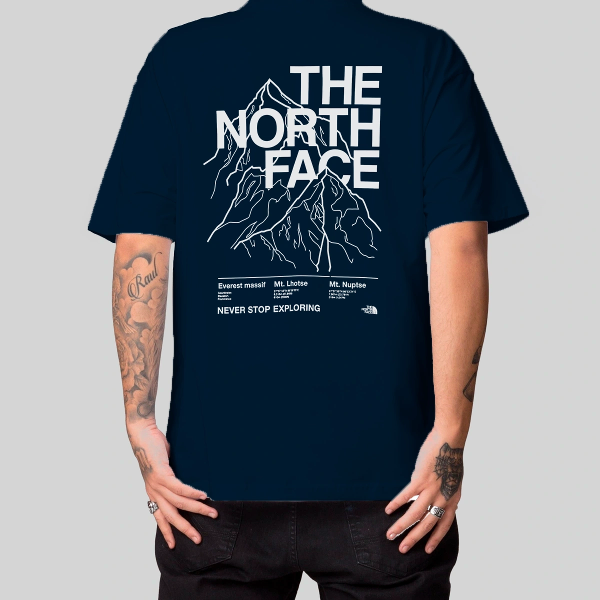Camiseta Masculina Oversized The North Face Exploring - Imagem 8