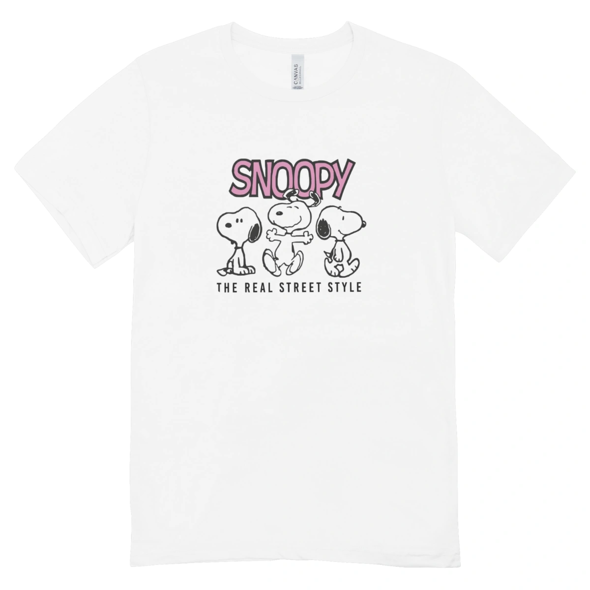 Camisa Feminina Baby Look Snoopy