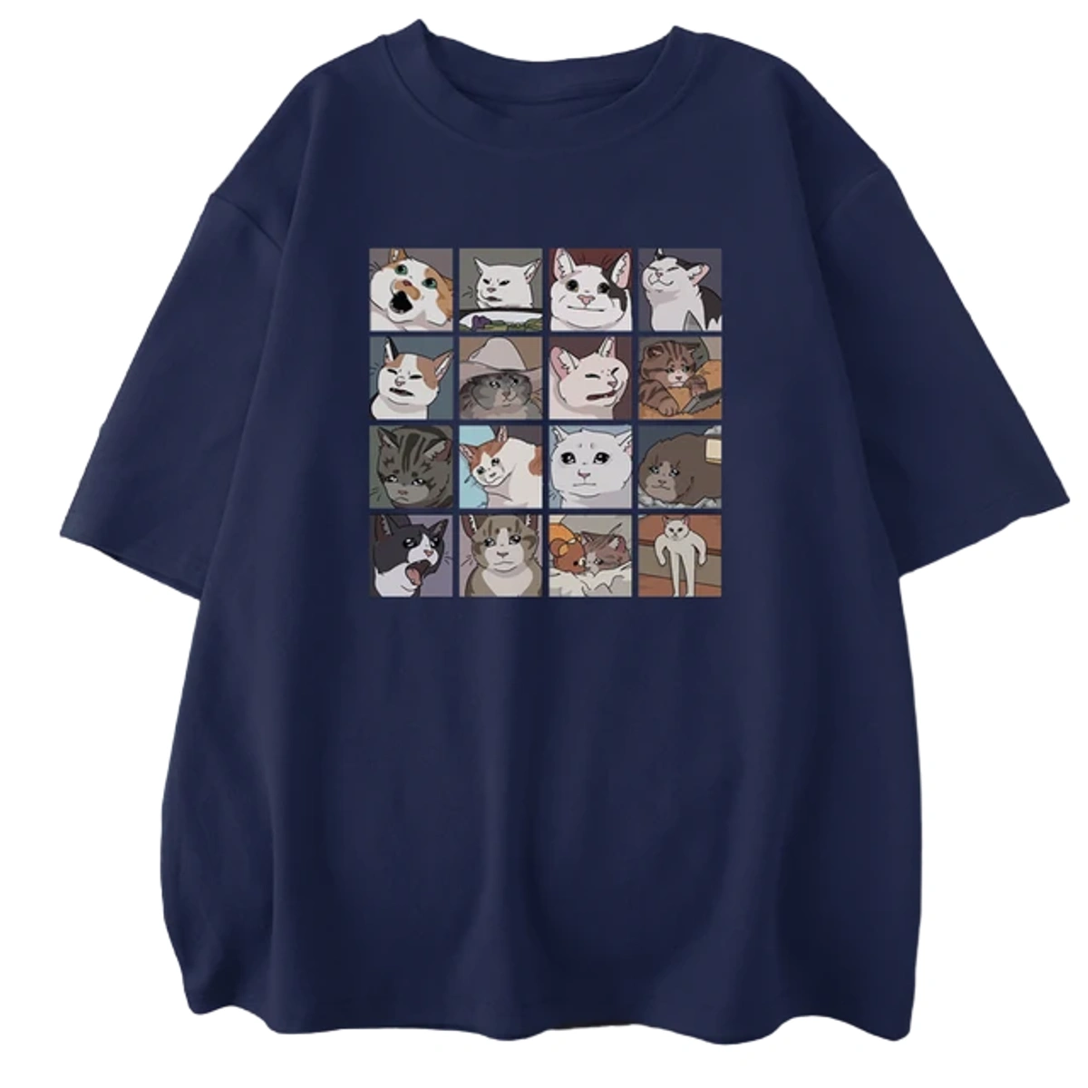 Camisa Gato Memes