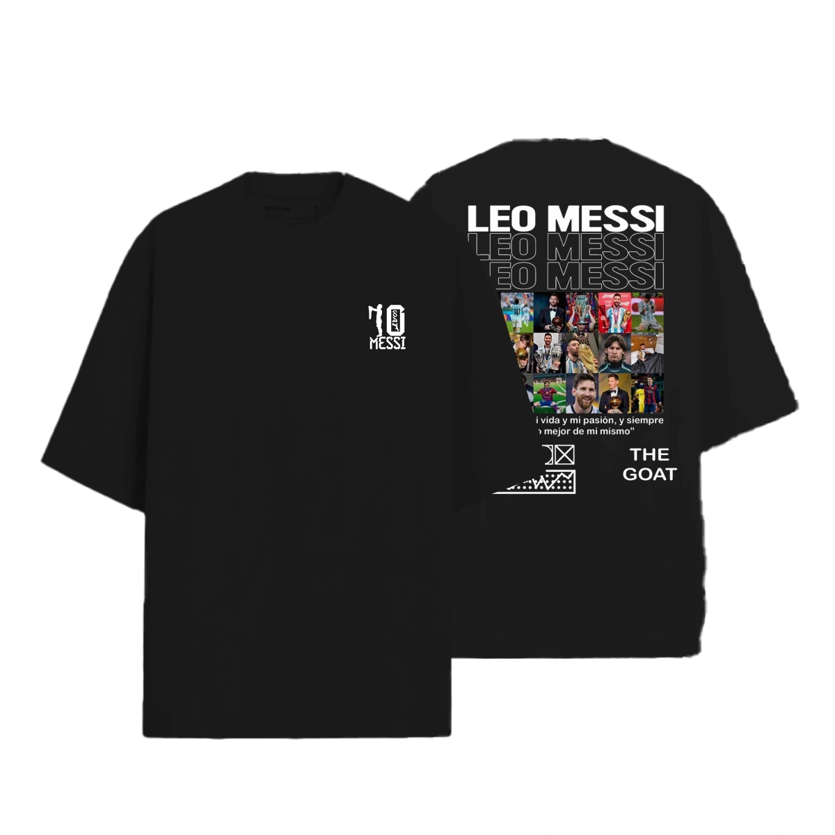 Camiseta Masculina Oversized Messi - Imagem 3