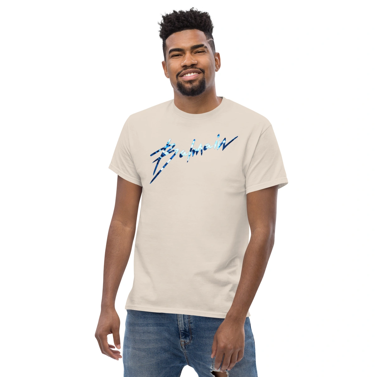 Camiseta Masculina Balmain Ice Blue - Imagem 15