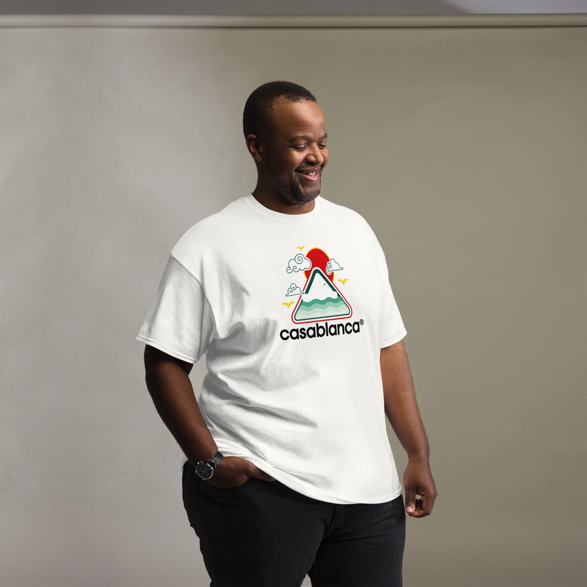 Camisa Masculina Plus Size Casa Blanca Alpine