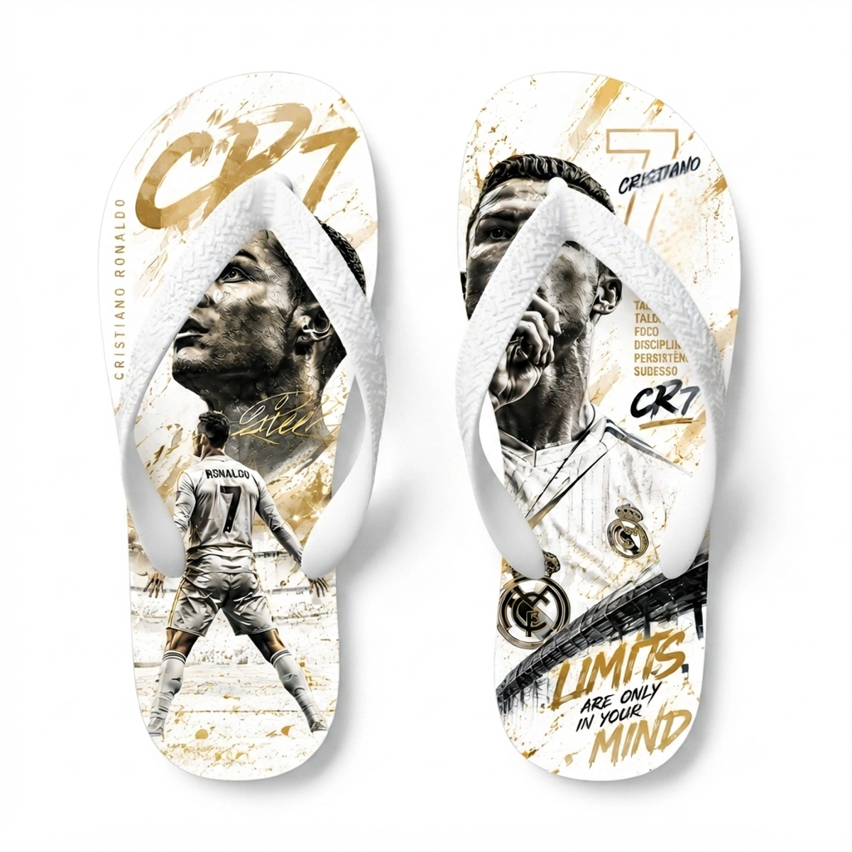 Chinelo Masculino Cristiano Ronaldo Golden Spirit