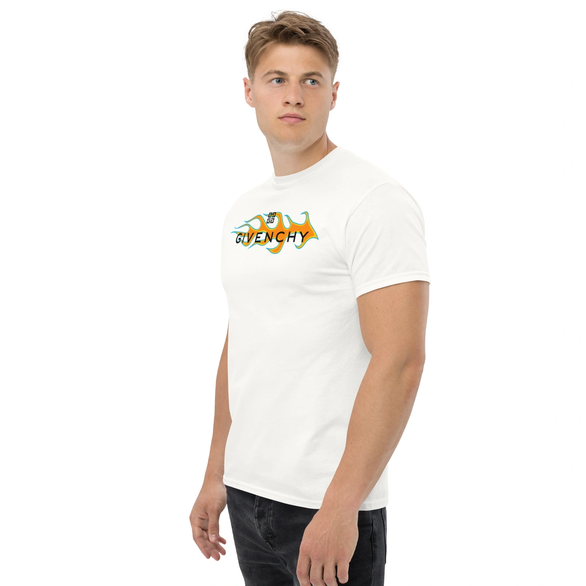 Camiseta Masculina Givenchy Fire - Imagem 12