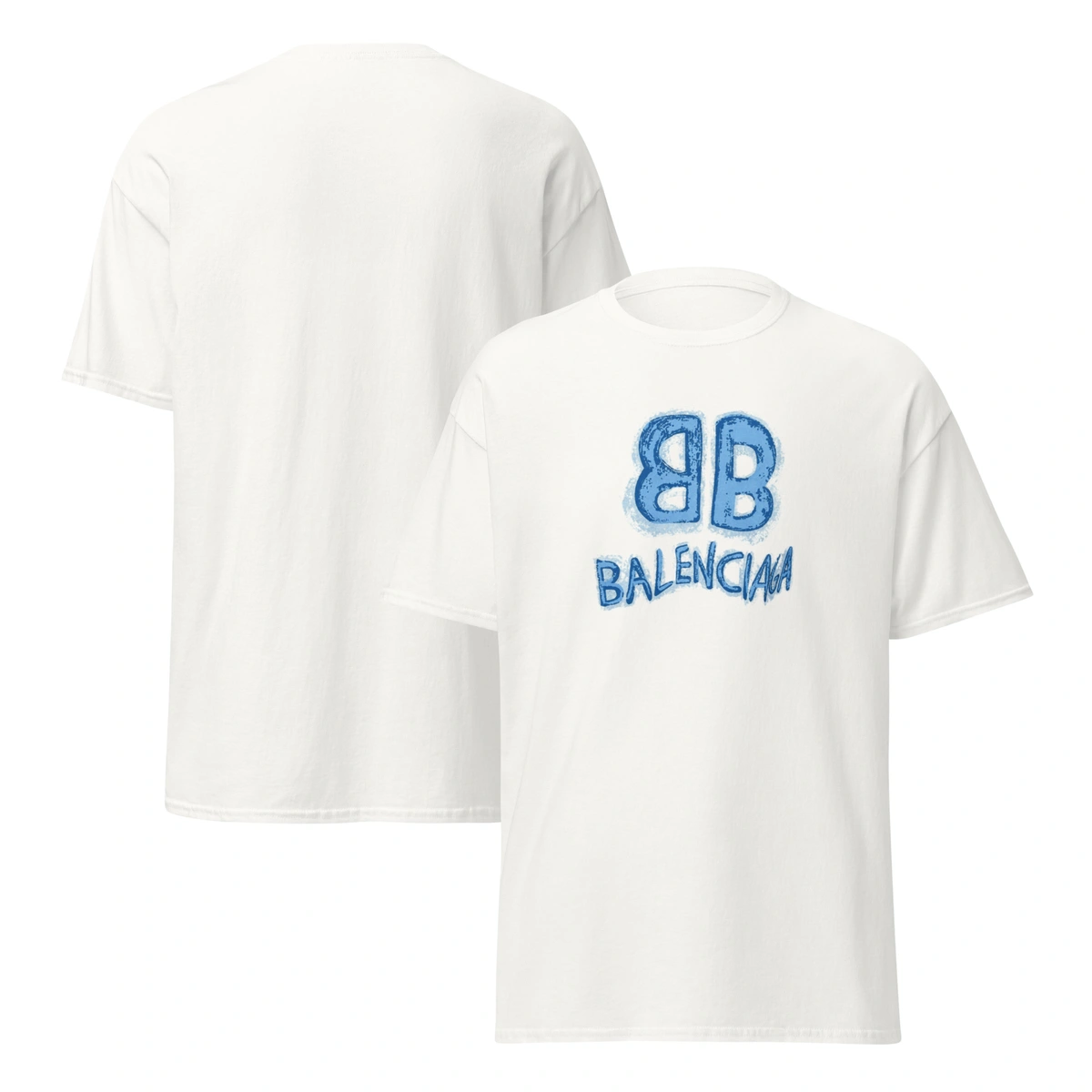 Camiseta Masculina Balenciaga Blue Edition - Imagem 29