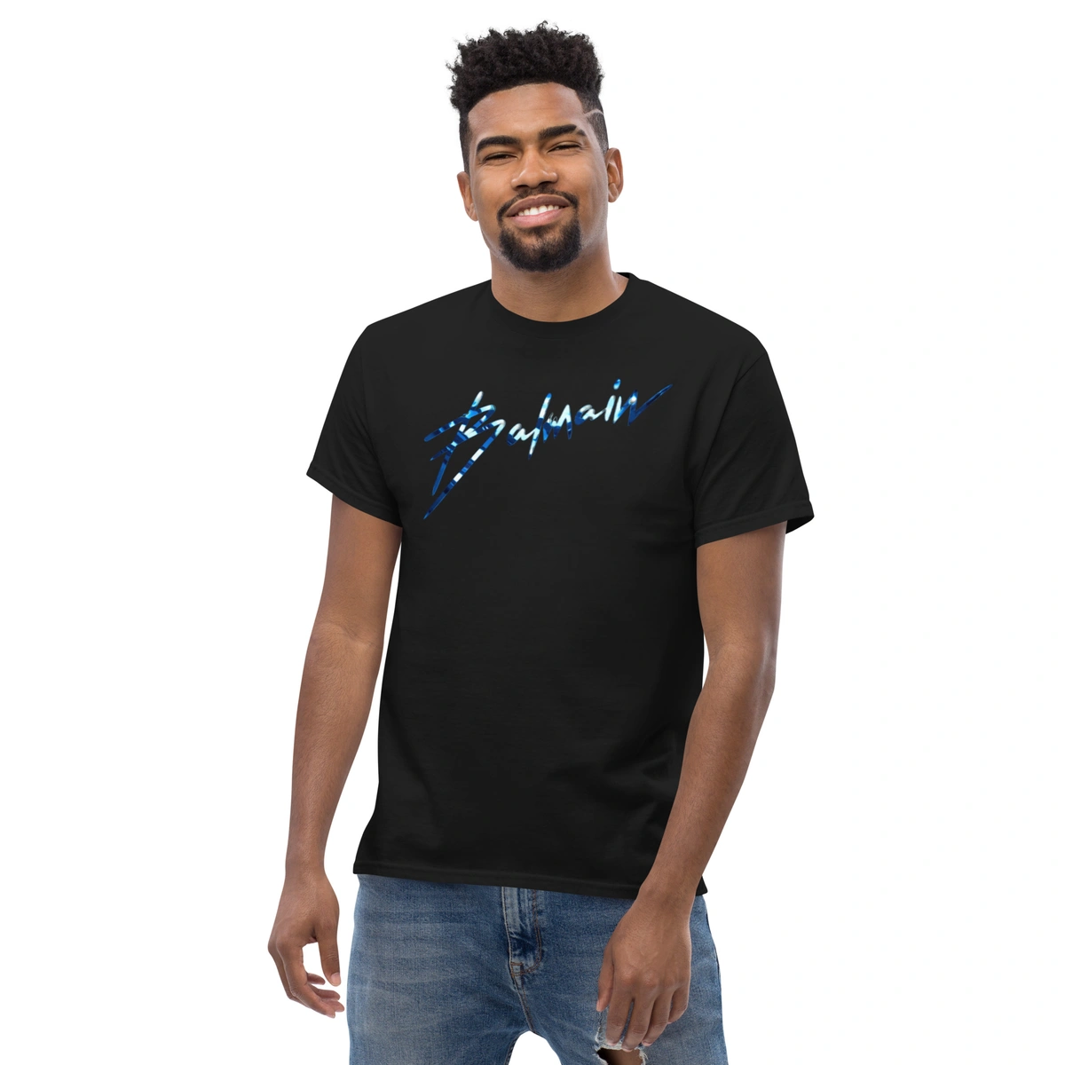 Camiseta Masculina Balmain Ice Blue - Imagem 9