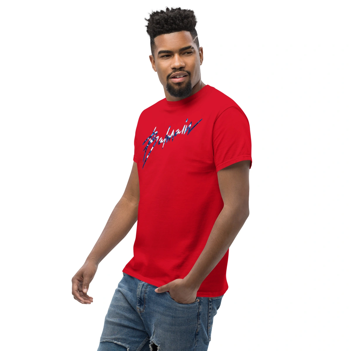 Camiseta Masculina Balmain Ice Blue - Imagem 24