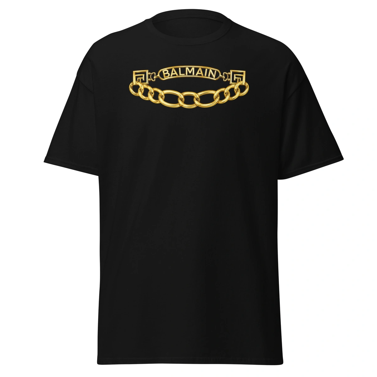 Camiseta Masculina Balmain Gold