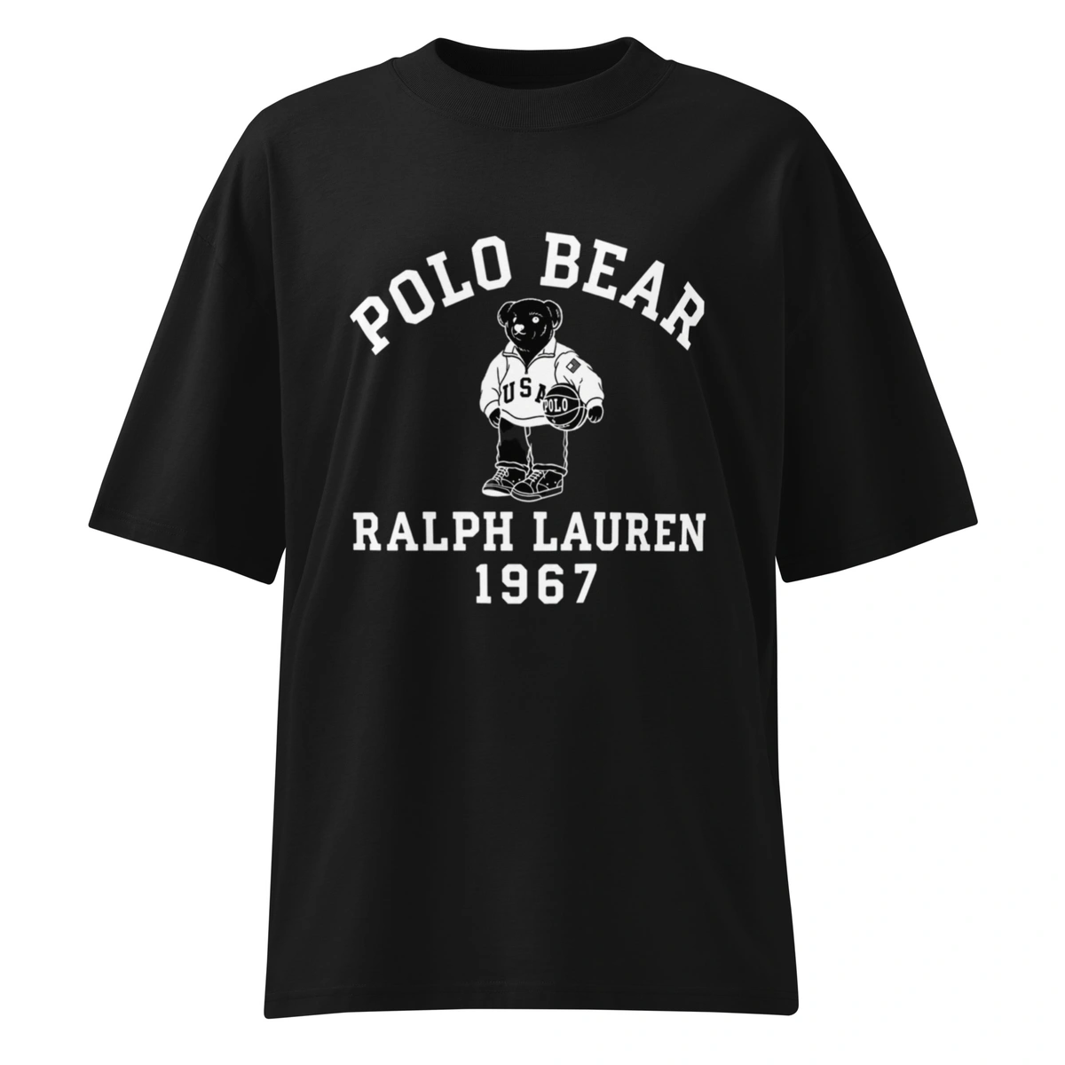 Camiseta Masculina Oversized Polo Bear Ralph Lauren
