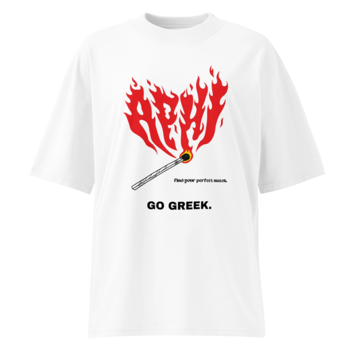 Camiseta Masculina Oversized Streewear Firestarter