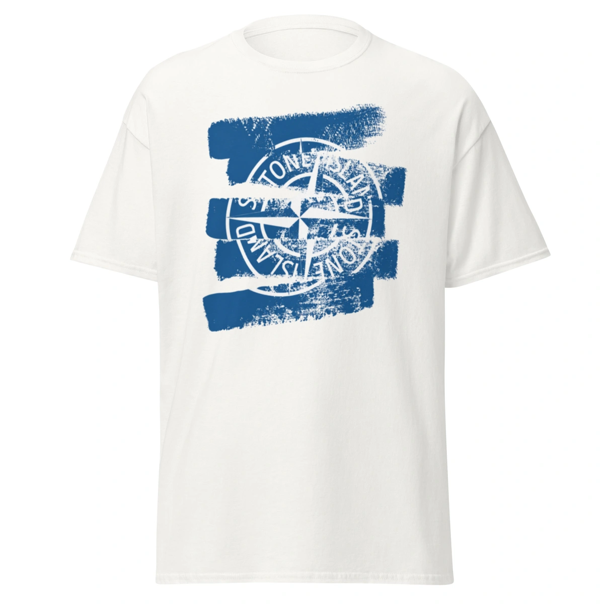 Camiseta Masculina Stone Island Blue Splash