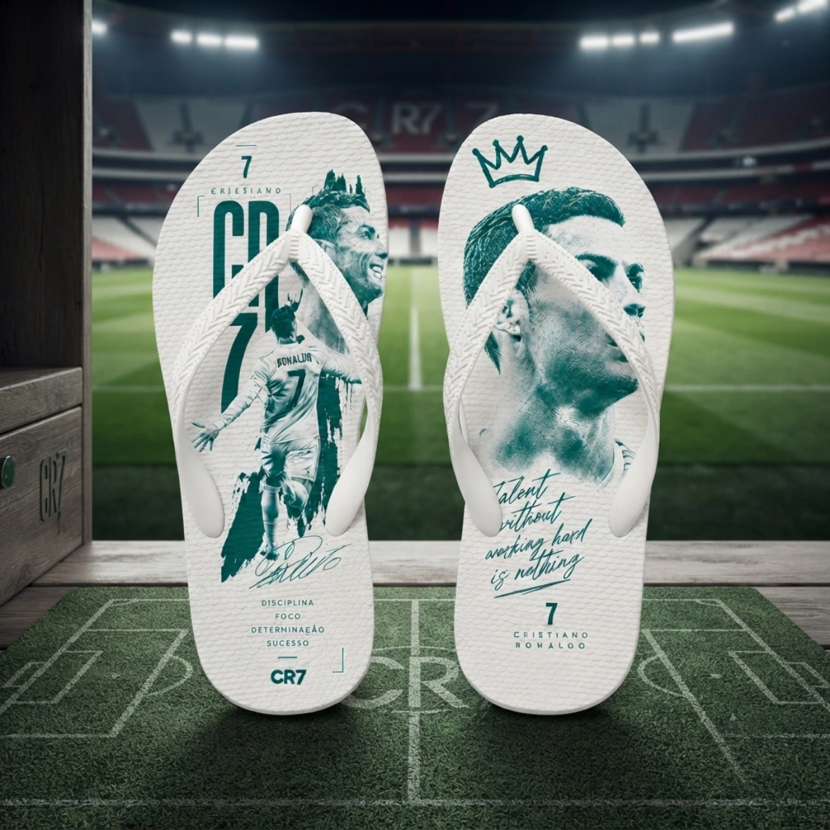 Chinelo Masculino CR7 Crown