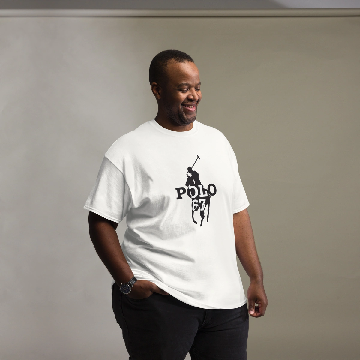 Camisa Masculina Plus Size Polo 67