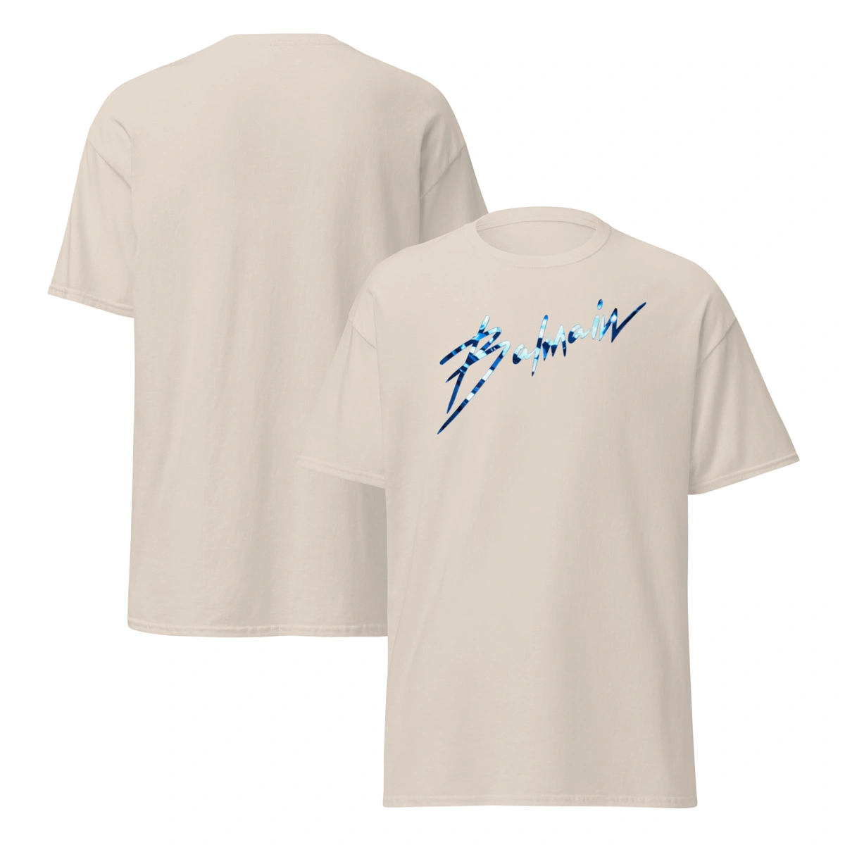 Camiseta Masculina Balmain Ice Blue - Imagem 17