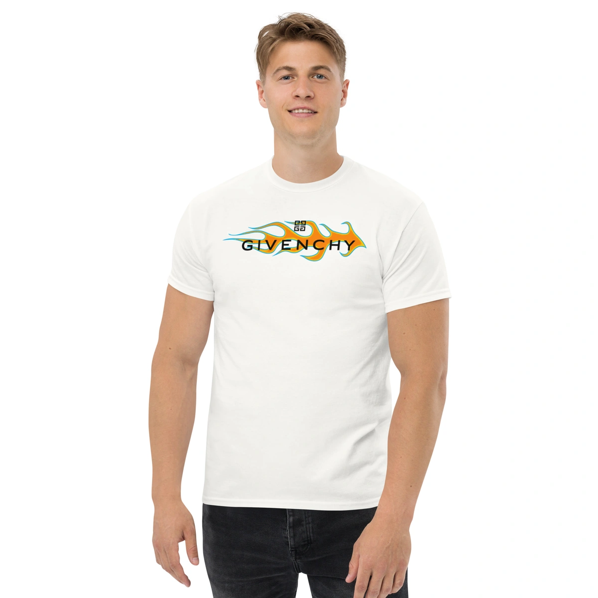 Camiseta Masculina Givenchy Fire - Imagem 9