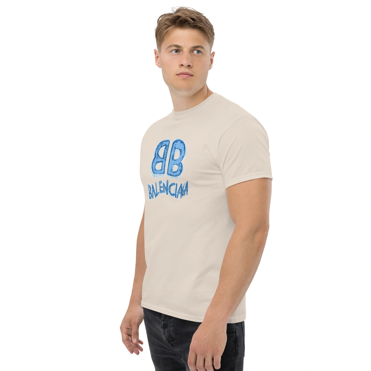 Camiseta Masculina Balenciaga Blue Edition - Imagem 24