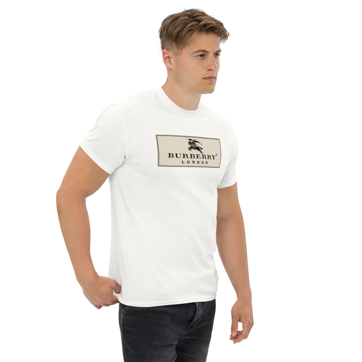 Camiseta Masculina Burberry London Classic - Imagem 6
