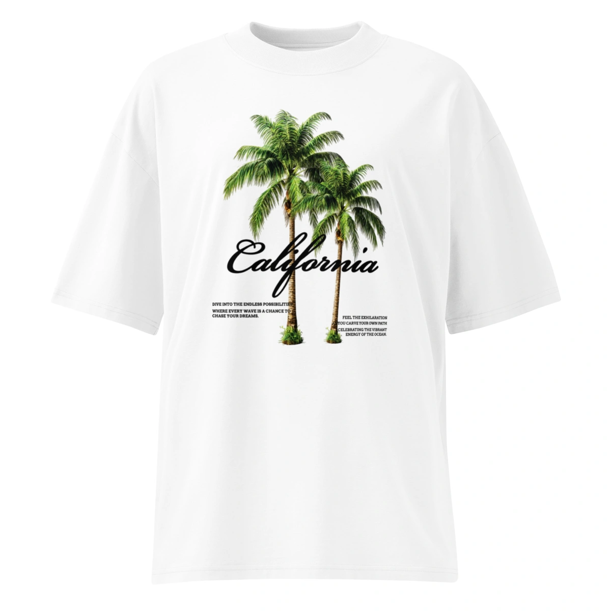 Camiseta Masculina Oversized Califórnia