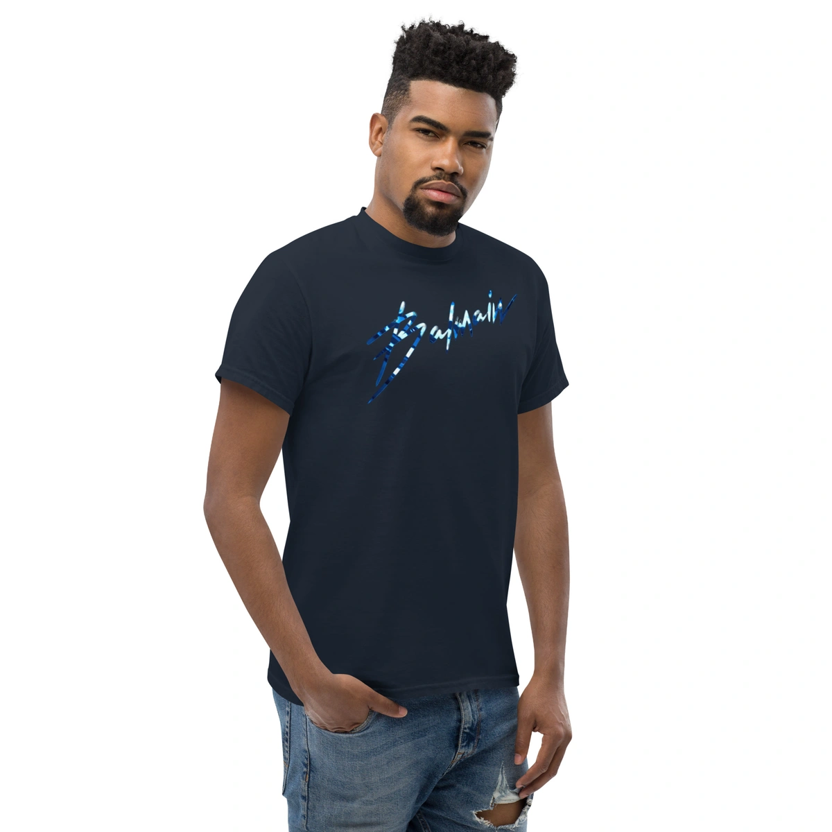 Camiseta Masculina Balmain Ice Blue - Imagem 30