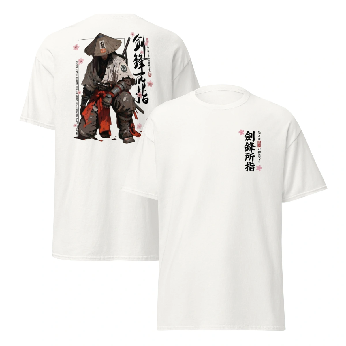 Camiseta Masculina Samurai Sakura