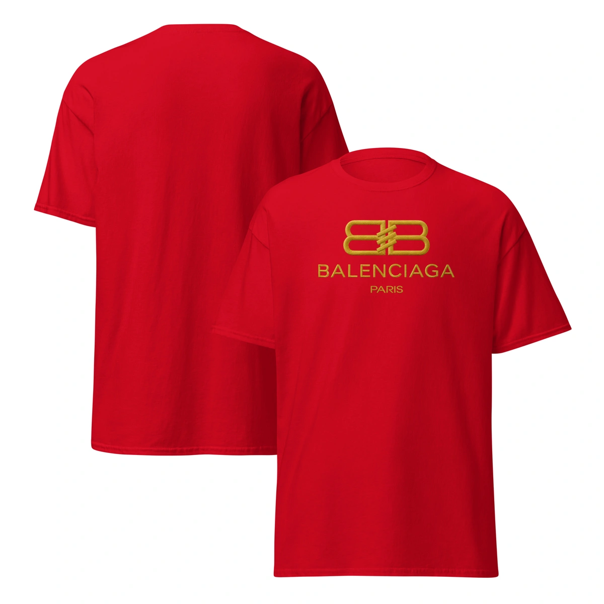 Camiseta Masculina Balenciaga Gold - Imagem 17