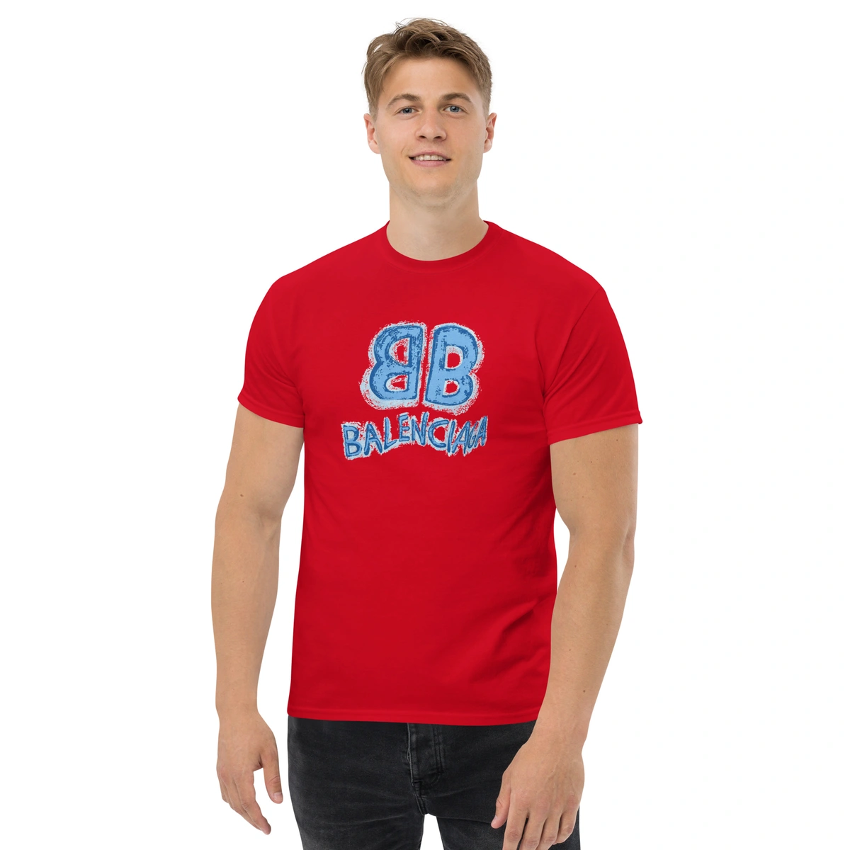 Camiseta Masculina Balenciaga Blue Edition - Imagem 15