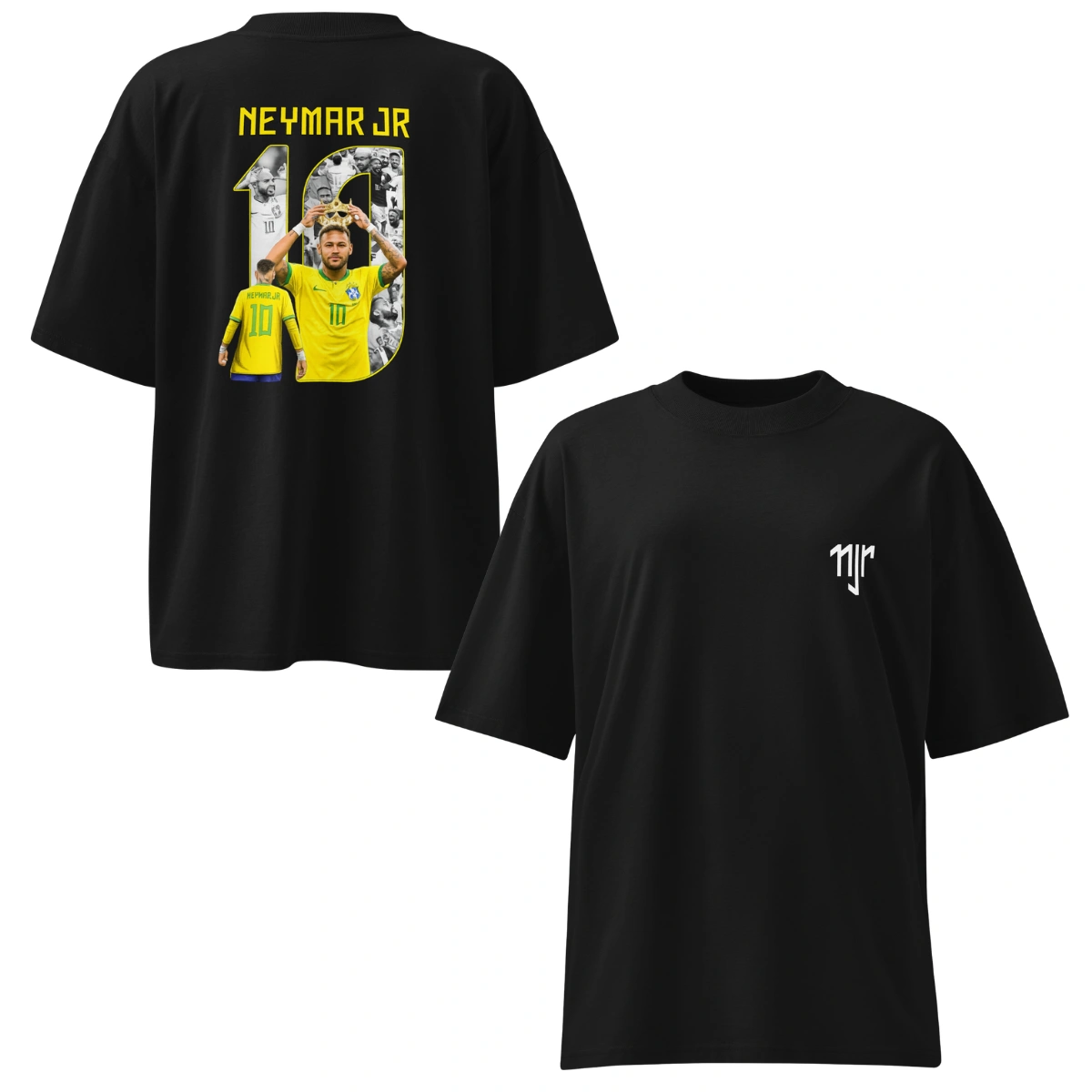 Camiseta Masculina Oversized Neymar JR 10