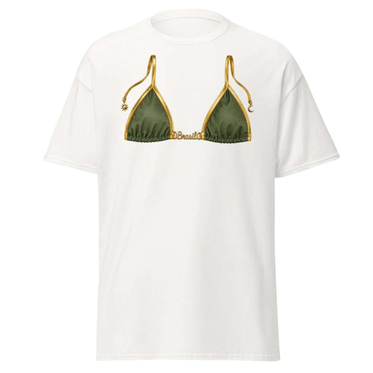 Camisa Feminina Baby Look Brasil Beach