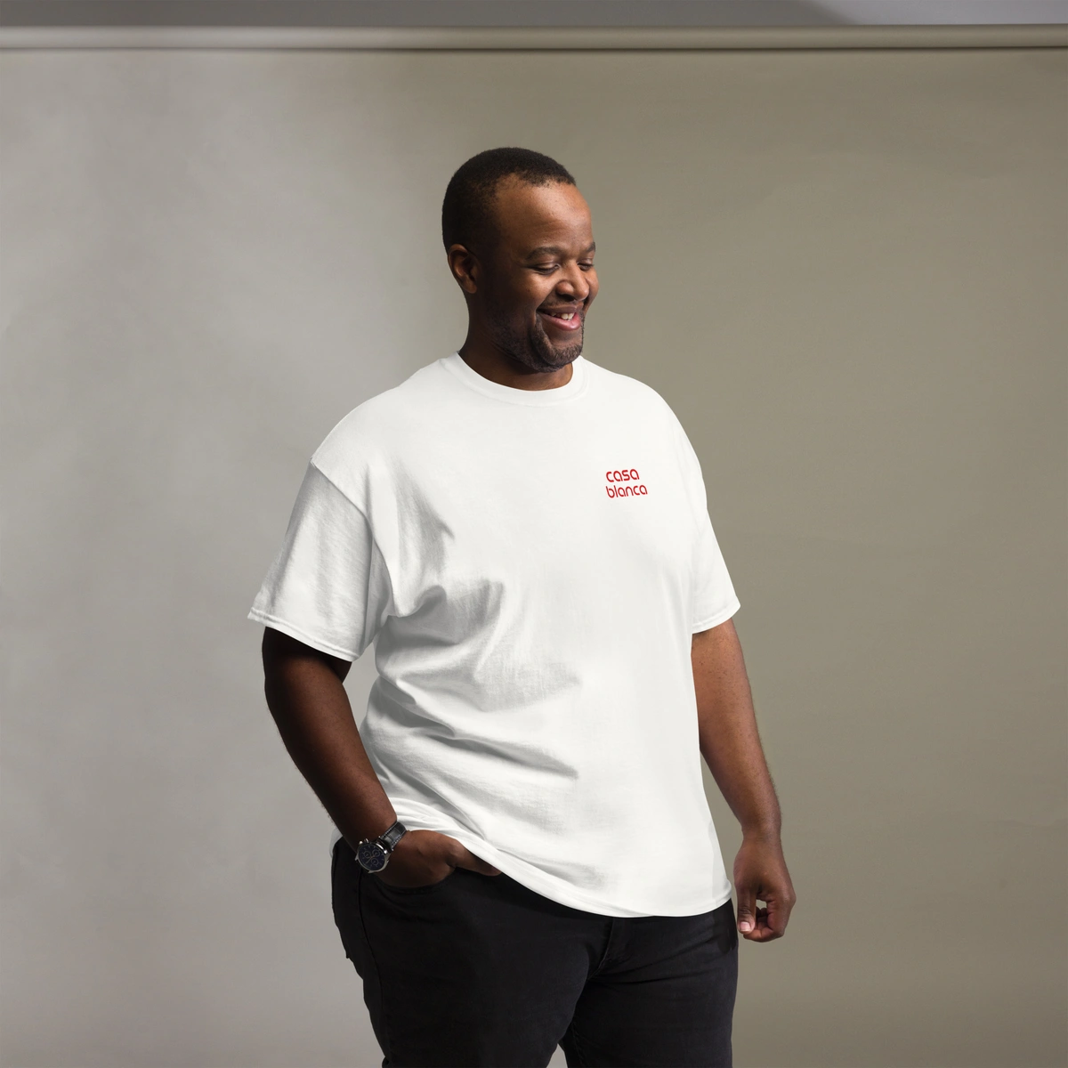Camisa Masculina Plus Size Casa Blanca Horizonte