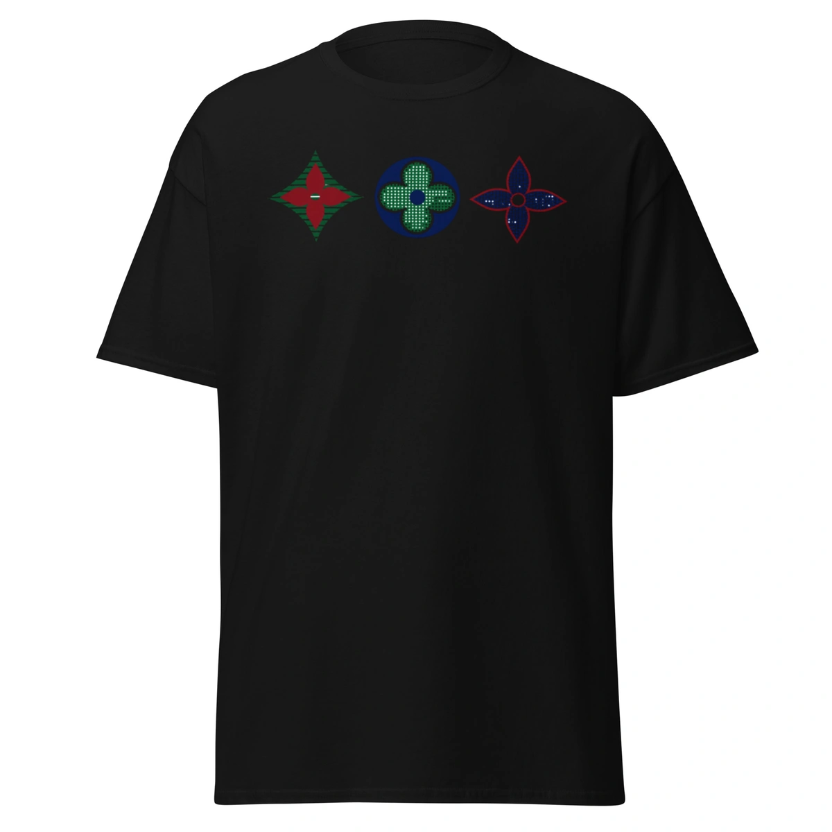 Camiseta Masculina Louis Vuitton Tricolor