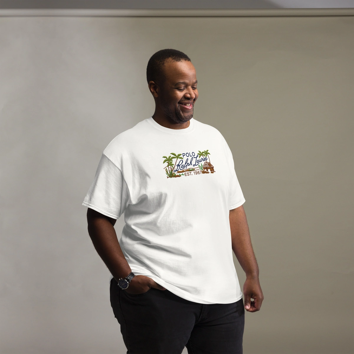 Camisa Masculina Plus Size Polo Ilha