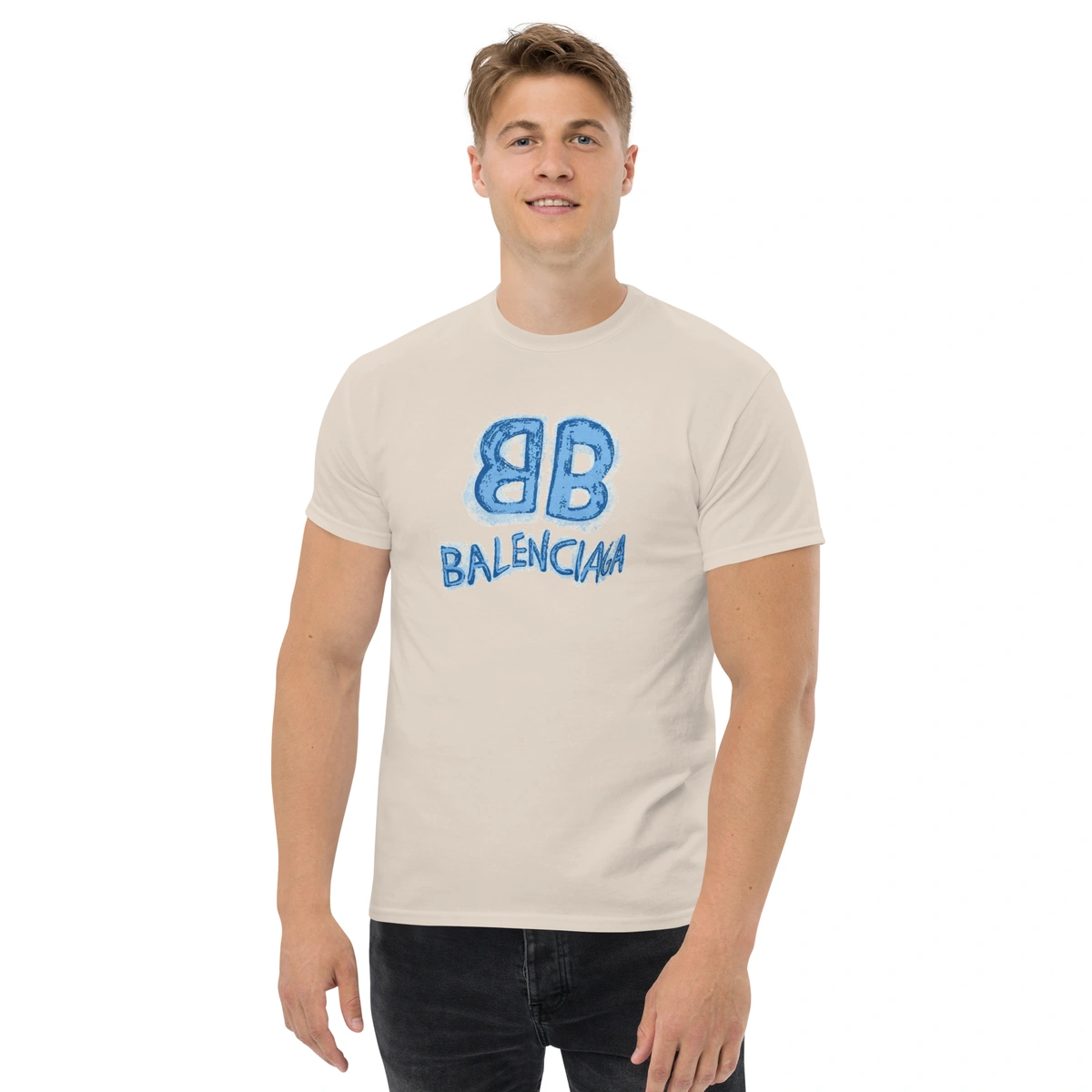 Camiseta Masculina Balenciaga Blue Edition - Imagem 21