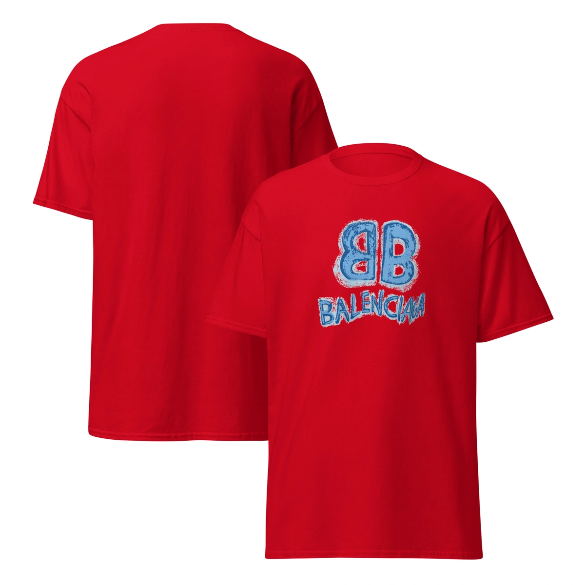 Camiseta Masculina Balenciaga Blue Edition - Imagem 17