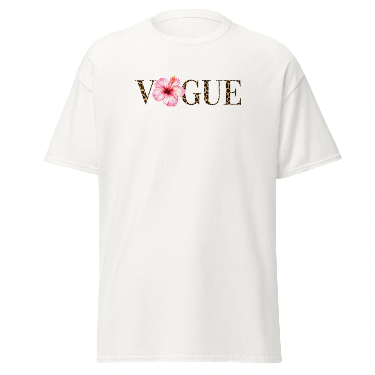 Camisa Feminina Baby Look Vogue Tropical